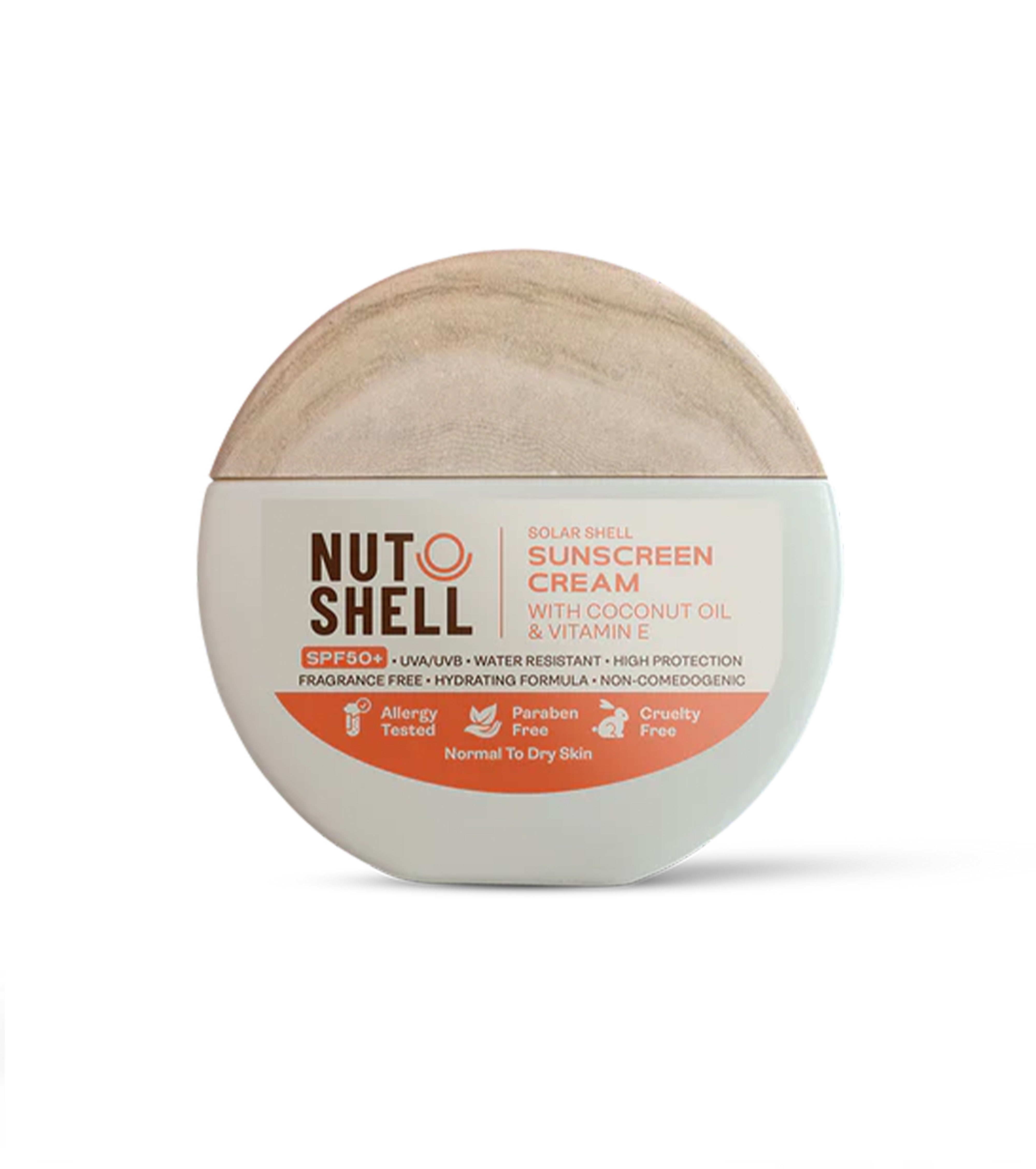 Nutshell Sunscreen Cream Coconut & Vitamin E 50 ml
