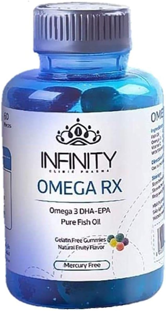 Infinity Biovita Jelly 60 Pcs + Omega RX Jelly 60 Pcs (Pack Of 1)