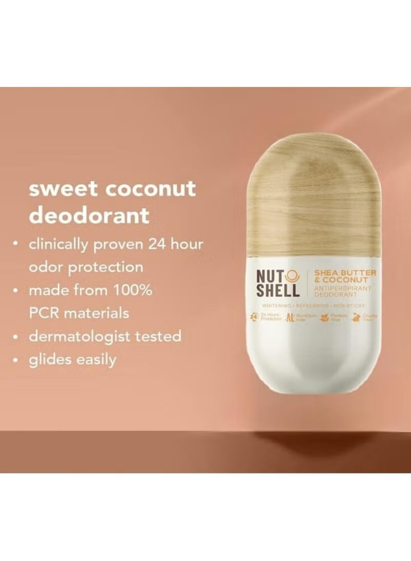 Nutshell Roll-On Deodorant Coconut Butter 50 ml