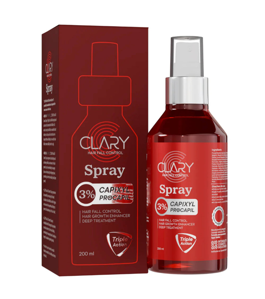 Clary Hair Fall Control Spray 200 ml