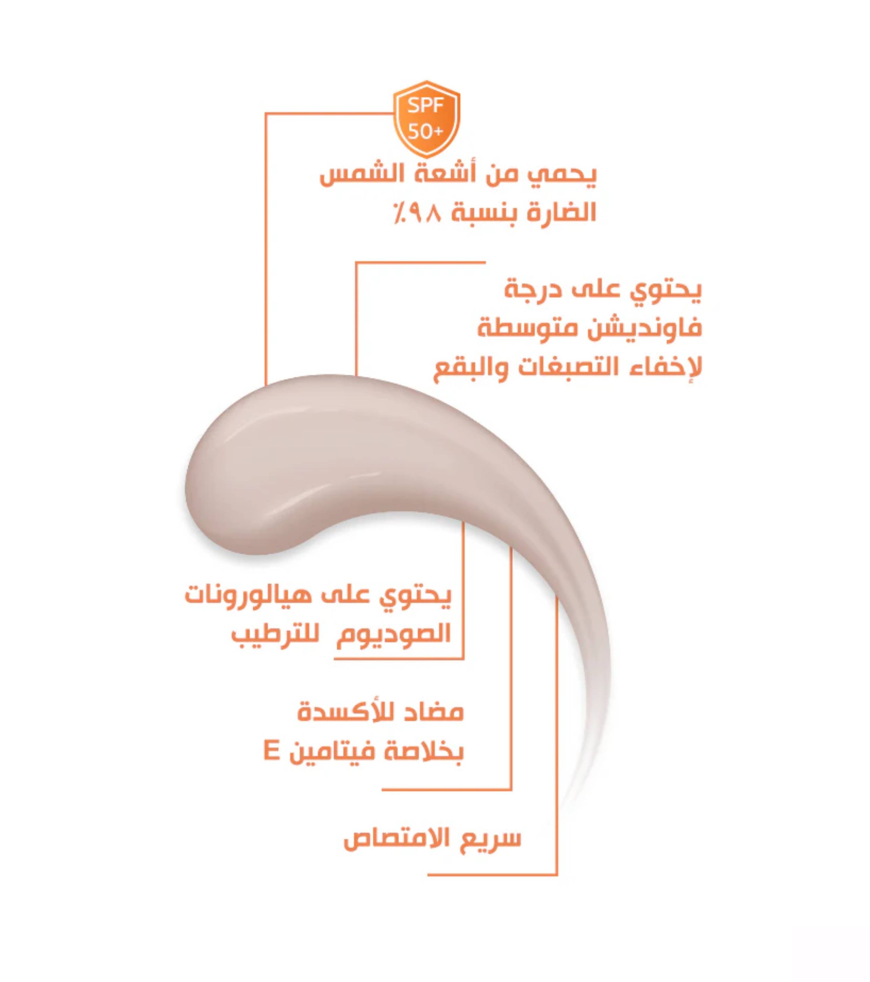 بوباي هيدروكير جيل تنتد معامل حمايه +50 / 50 جرام