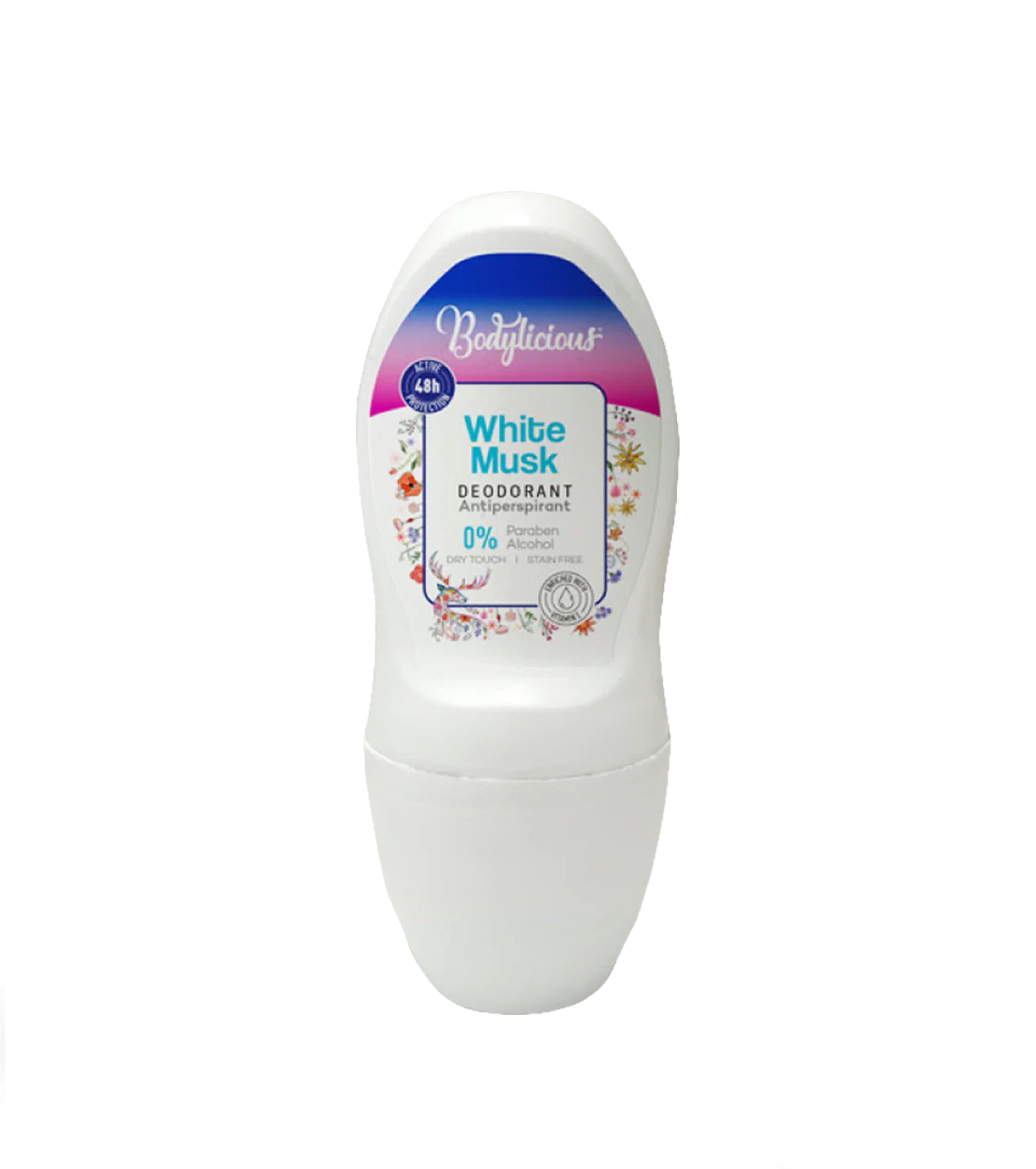 Bodylicious White Musk Antiperspirant Deodorant 50 ml