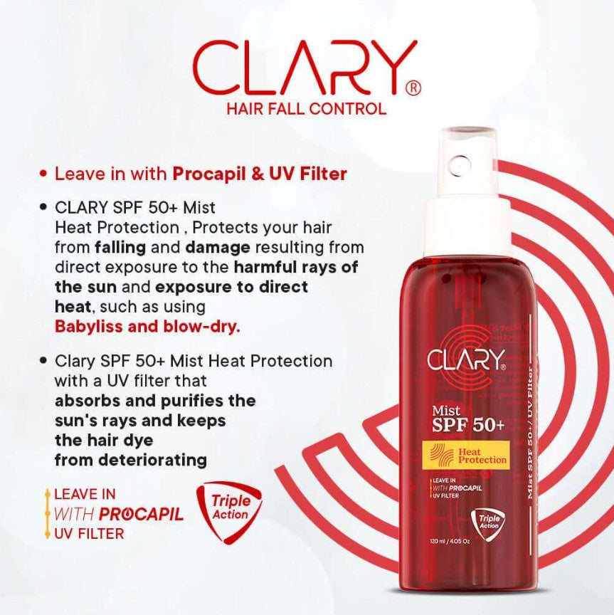 Clary Hair Mist SPF50 - 120 Ml