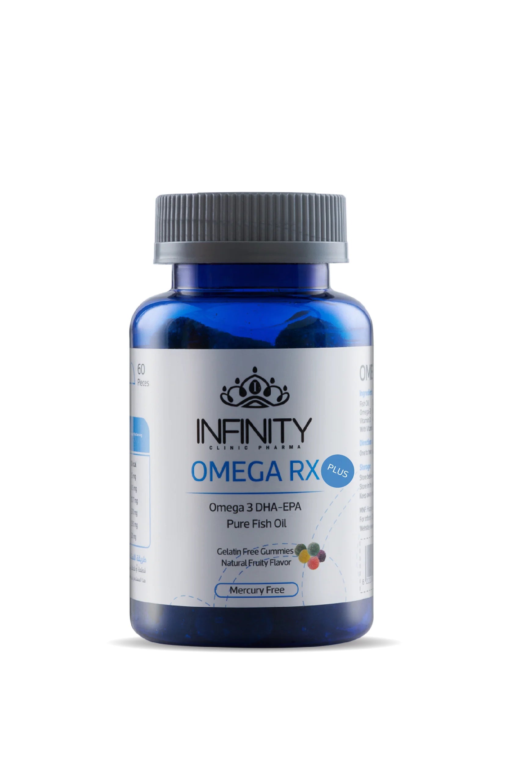 Infinity Omega RX Jelly 60 Pcs + Omega RX Jelly 30 Pcs (Pack Of 1)