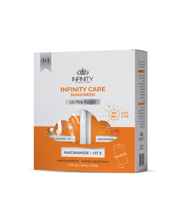 Infinity Care Sunscreen Ultra Fluid SPF 50+ / 50 gm (Pack Of 2)