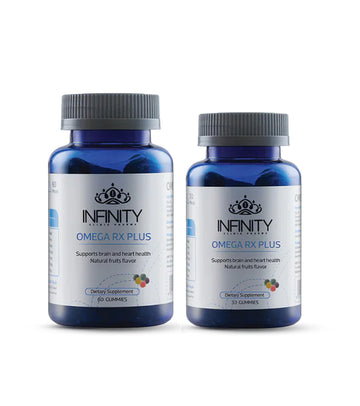 Infinity Omega RX Jelly 60 Pcs + Omega RX Jelly 30 Pcs (Pack Of 1)