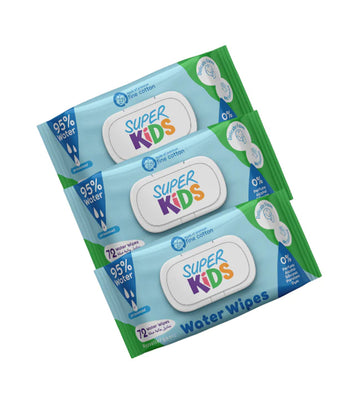 SuperKids Wet Wipes 72 Sheets (Pack Of 3)