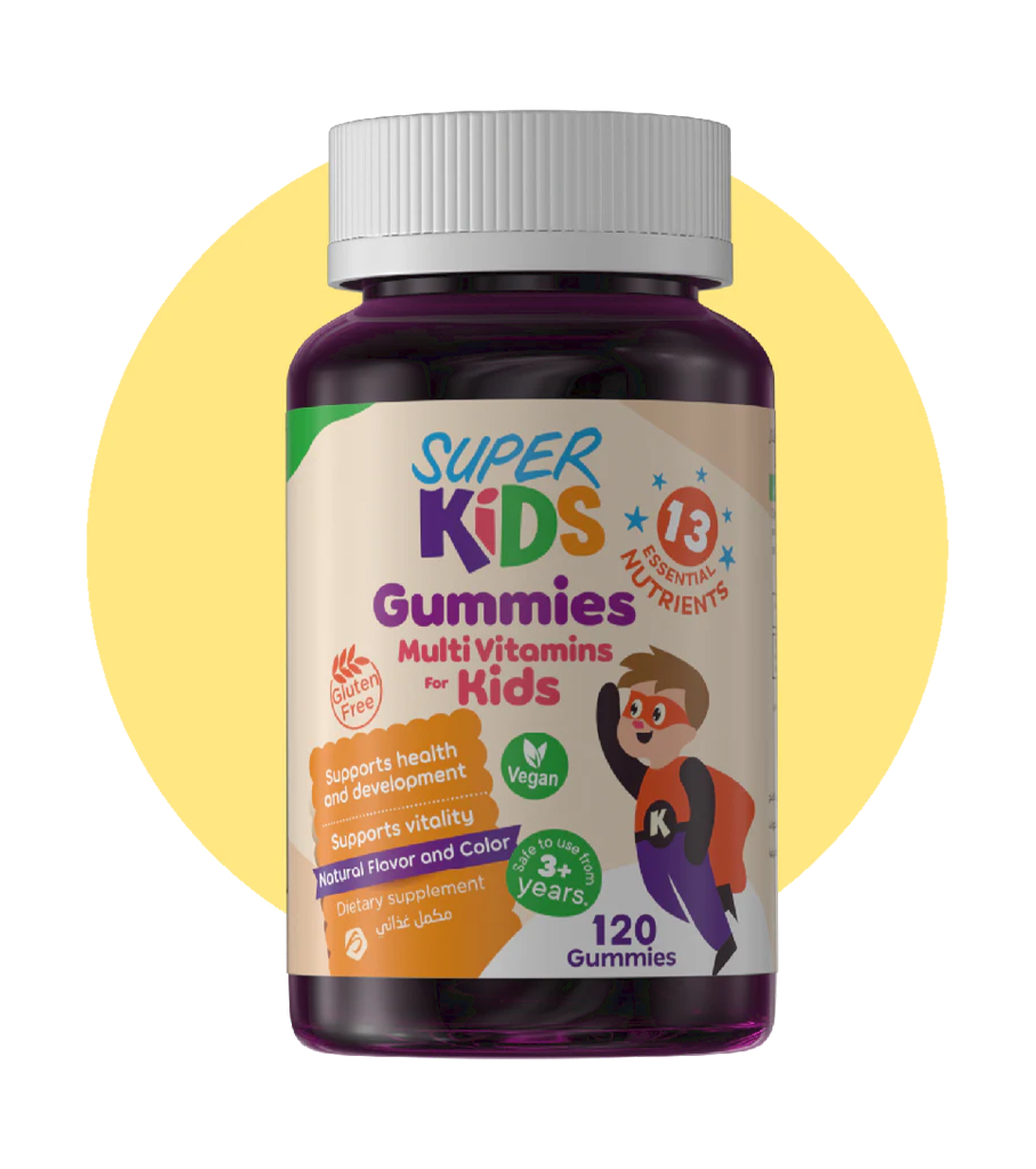 Superkids Gummies Chewable Multivitamins 120 Gummies