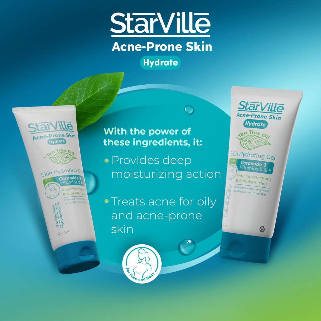 Starville Acne-Prone Skin Hydrating Gel 200 ml