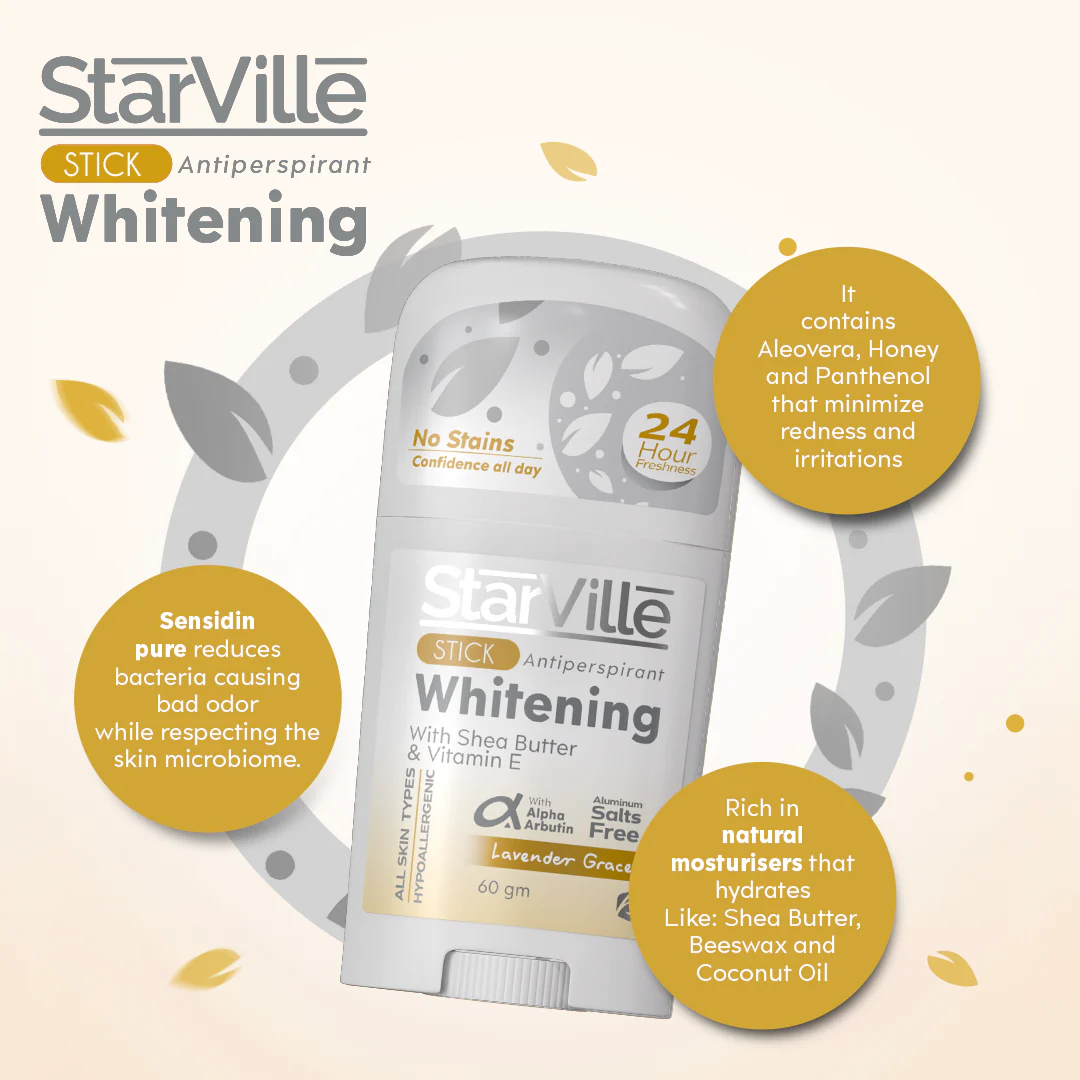 Starville Lavender Whitening Deodorant Stick 60 gm