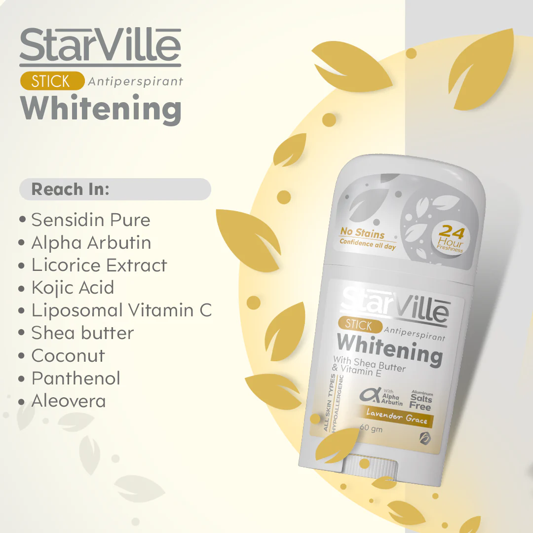 Starville Lavender Whitening Deodorant Stick 60 gm
