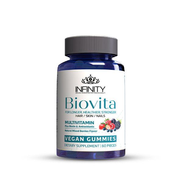 Infinity BioVita Jelly 60 pcs + Infinity Hair & Skin Vitamin 60 pcs (Pack of 1)