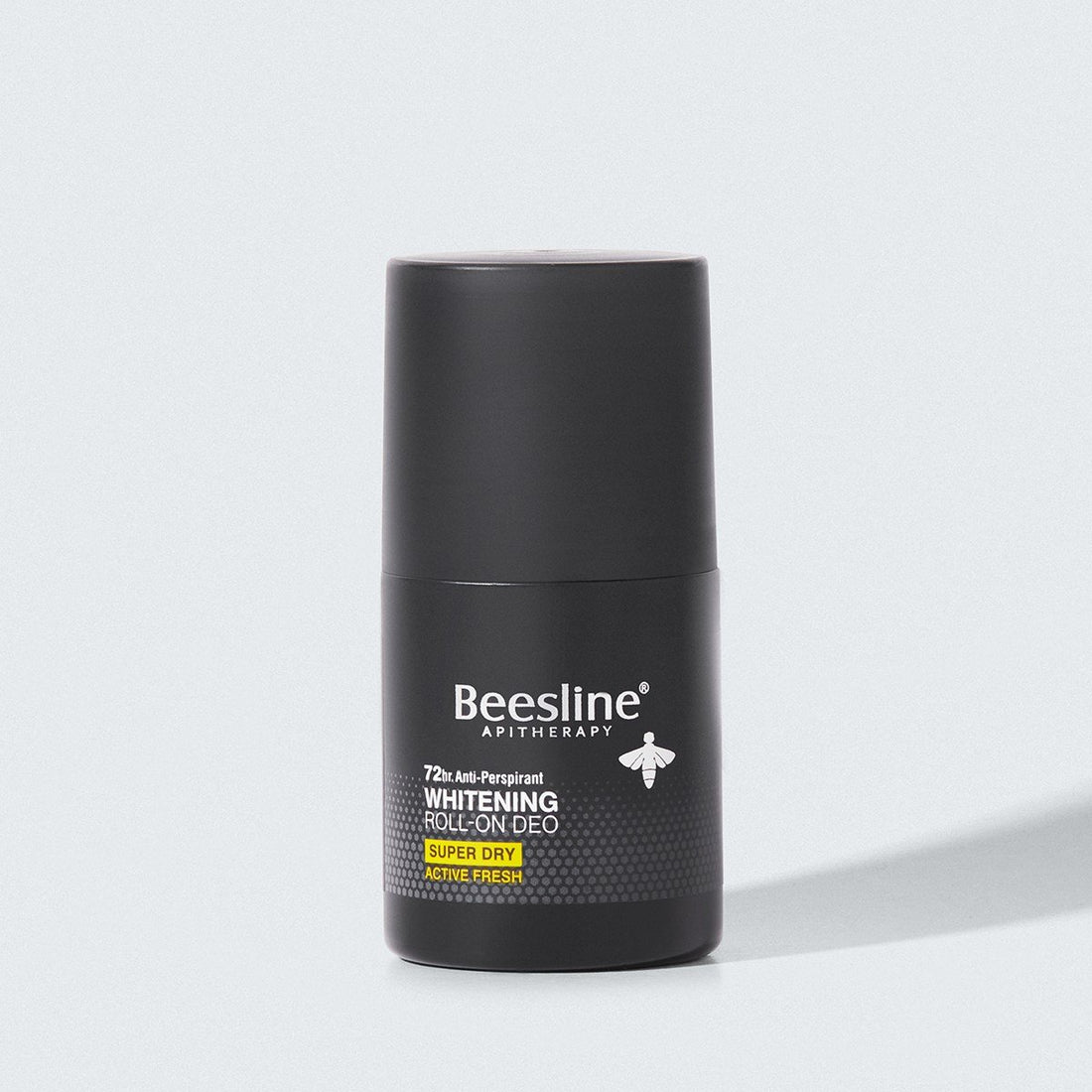 Beesline Whitening Roll-On Deodorant Super Dry Silver Power - Active Fresh For Men 72h Protection - 50 ml