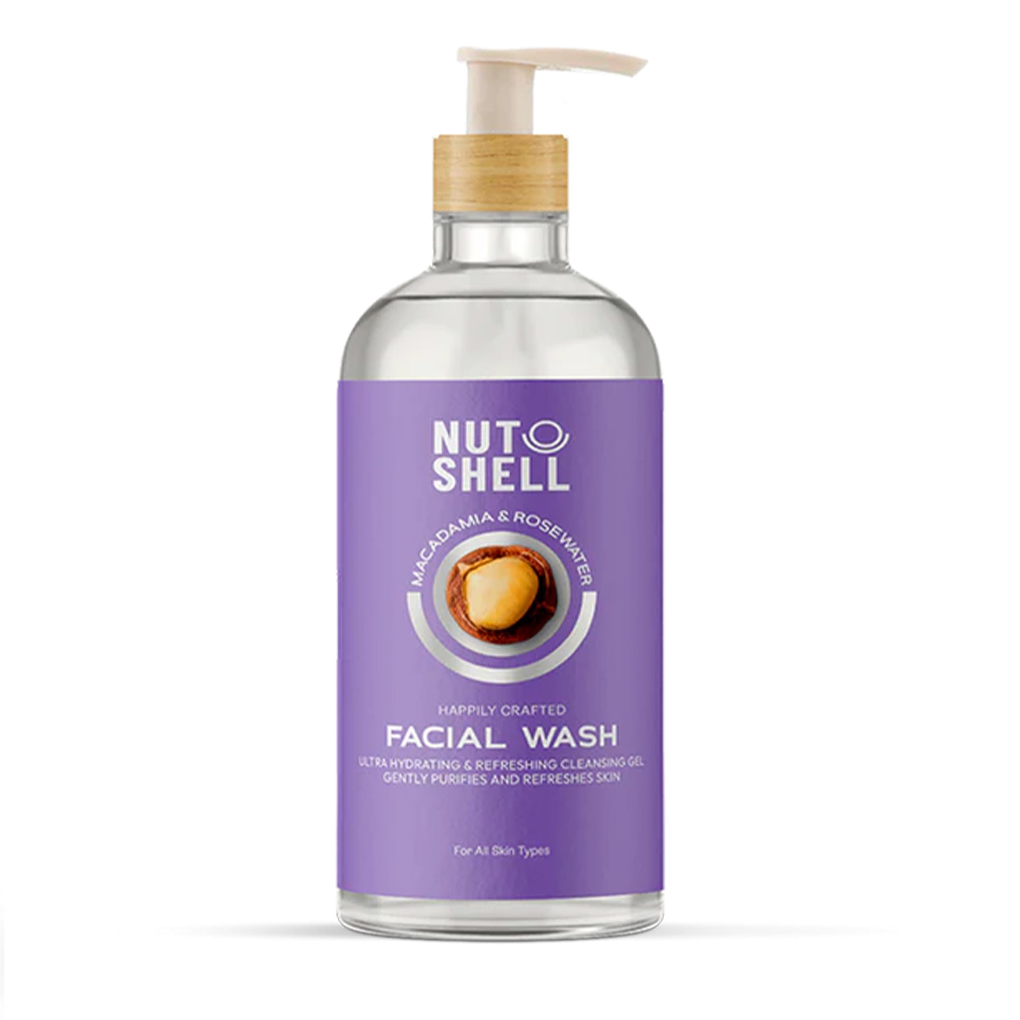 Nutshell Macadamia & Rose Water Facial Wash 250 ml