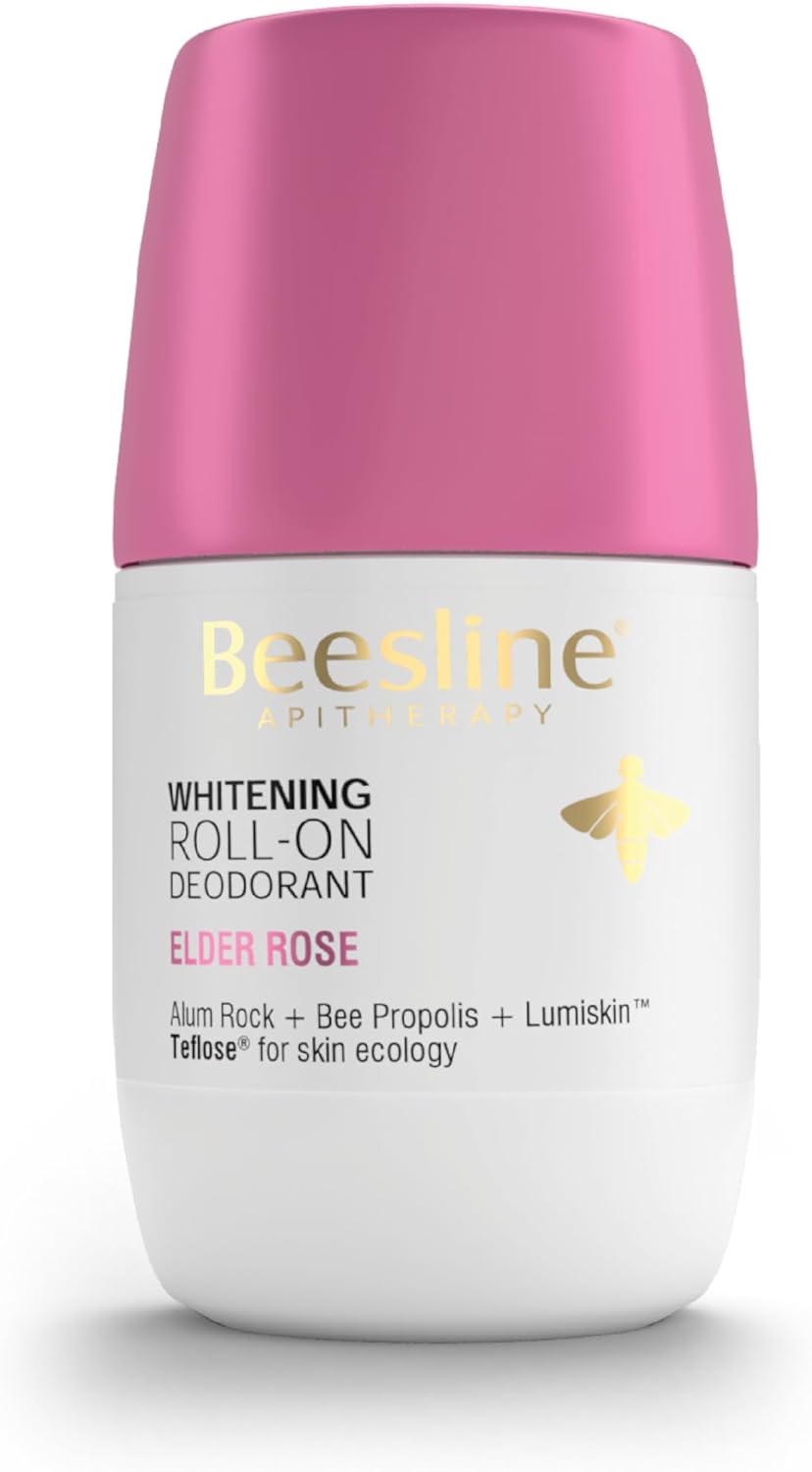 Beesline Whitening Roll-On Deodorant Elder Rose 50 ml  + Beesline Whitening Roll-On Deodorant Active Fresh 50 ml (1+1 Pack)