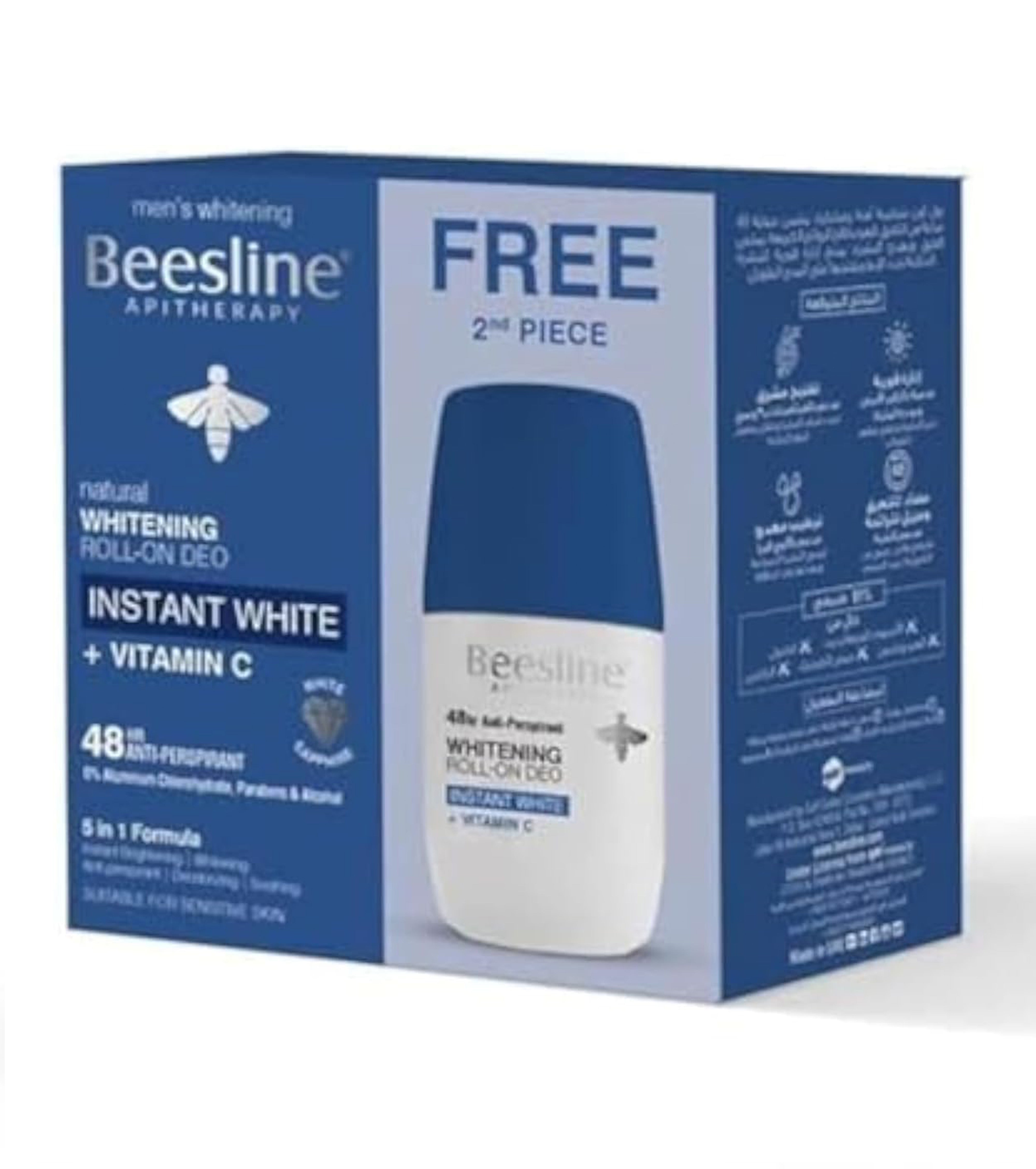 ع 2 ق رول اون مزيل عرق وتفتيح فيتامين سي 50 مل (1+1)