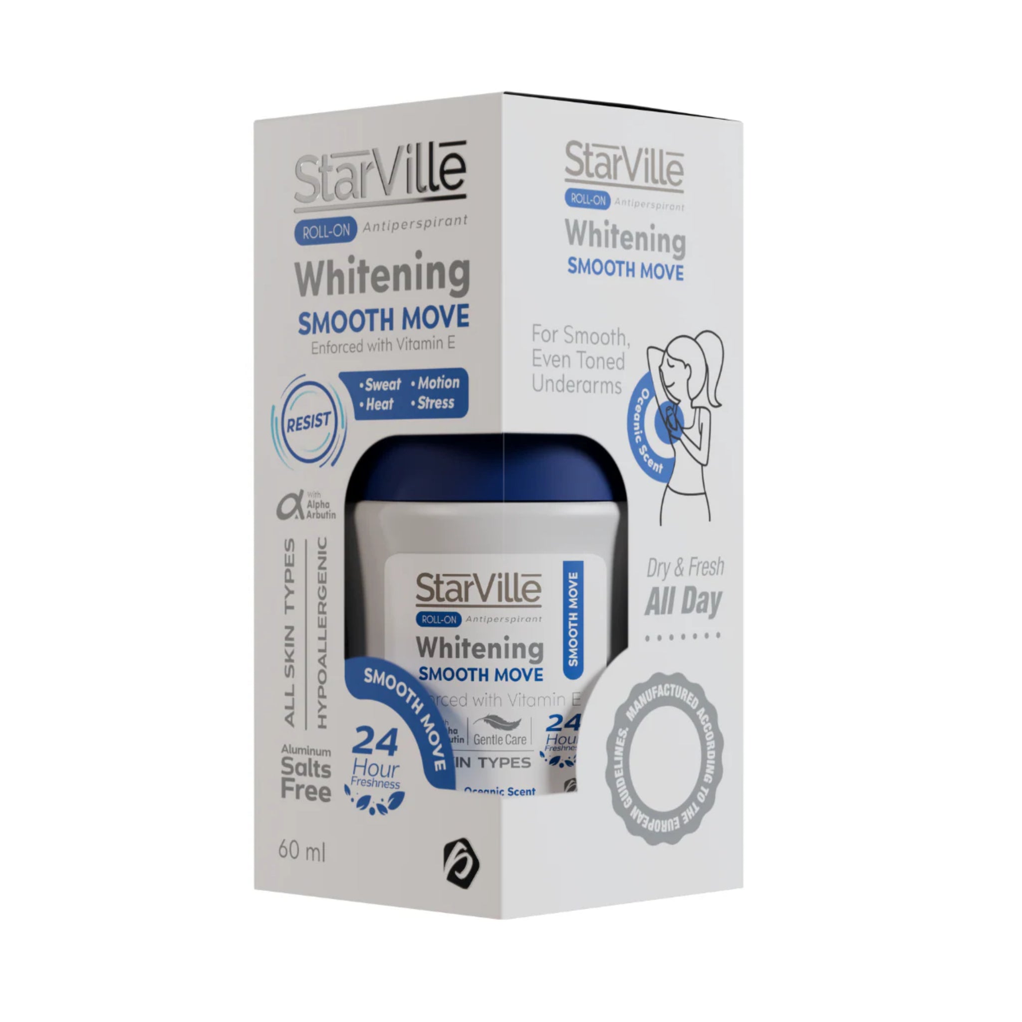 ستار فيل رول اون مزيل للتعرق وللتفتيح موف 60 مل