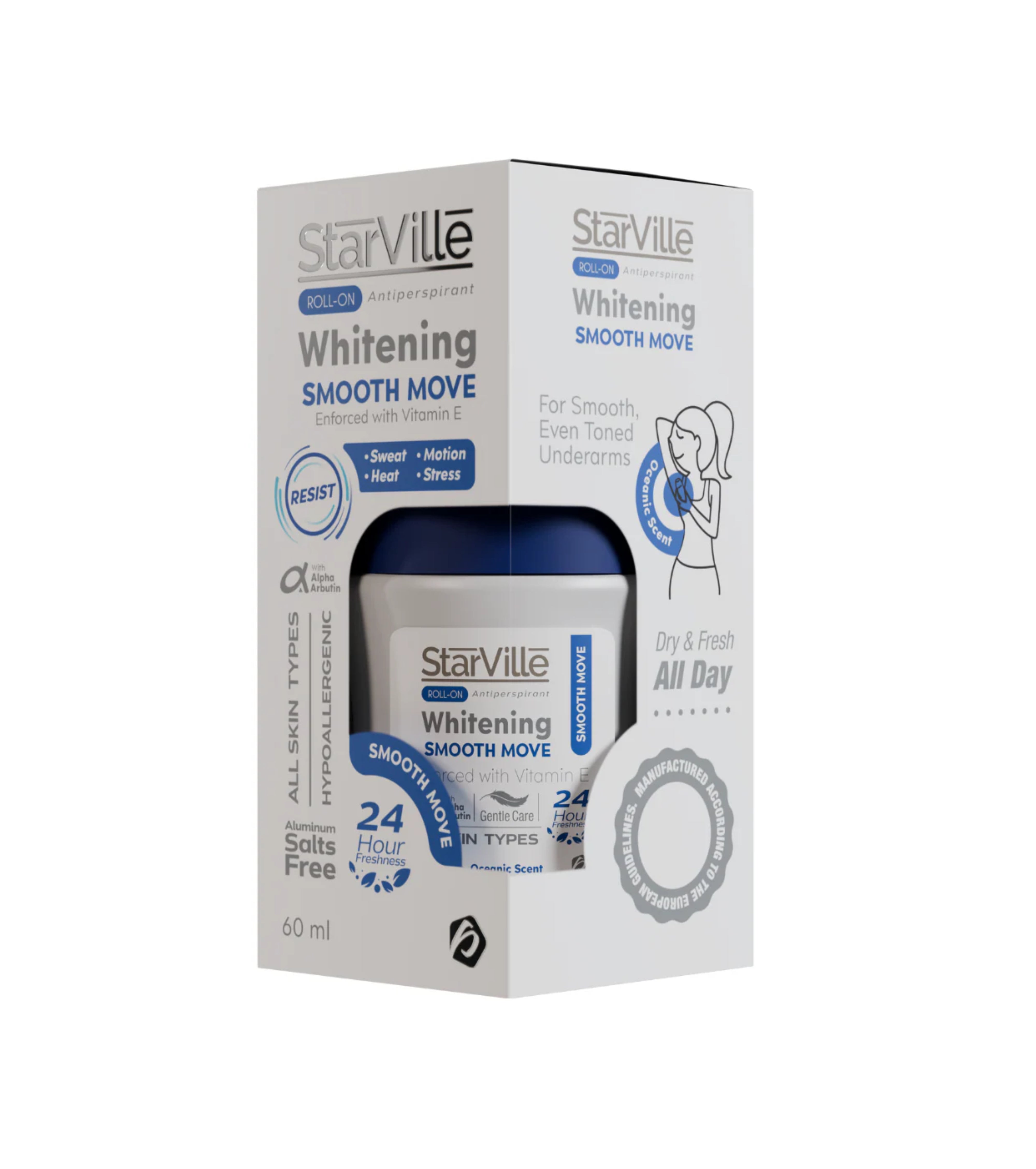 ستار فيل رول اون مزيل للتعرق وللتفتيح موف 60 مل