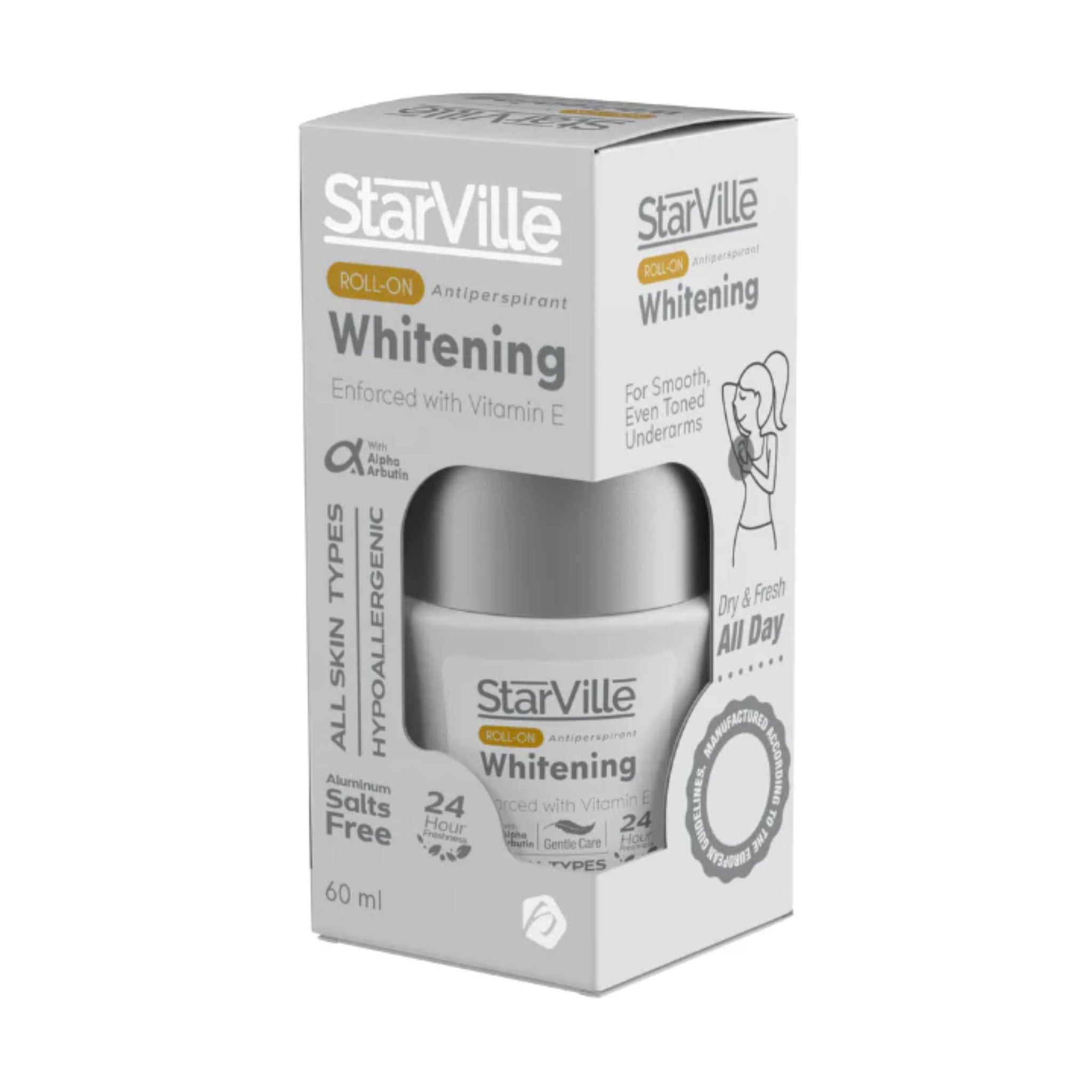 ستار فيل رول اون مزيل للتعرق وللتفتيح رصاصي 60 مل