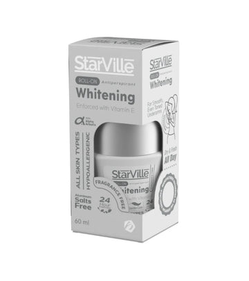 Starville Whitening Roll On Fragrance Free 60 ml