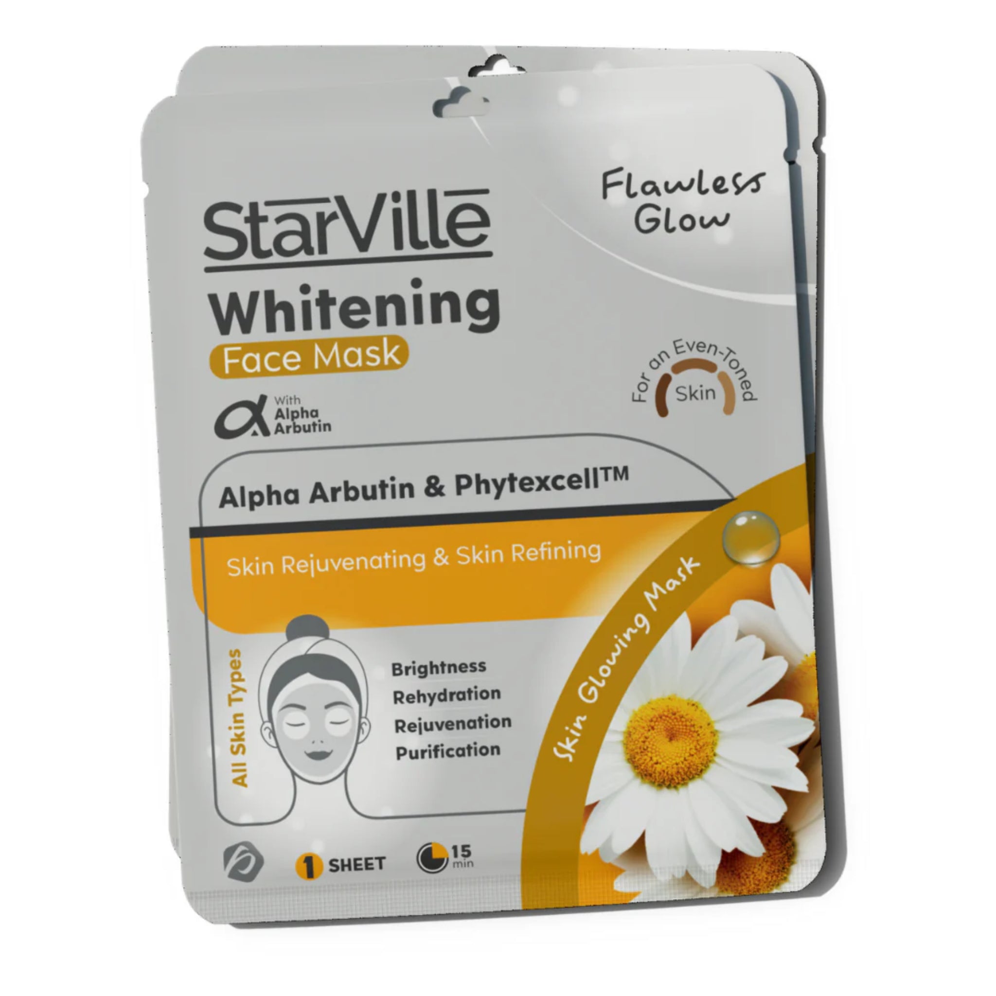 Starville Whitening Face Mask (Box of 10 Sheets)