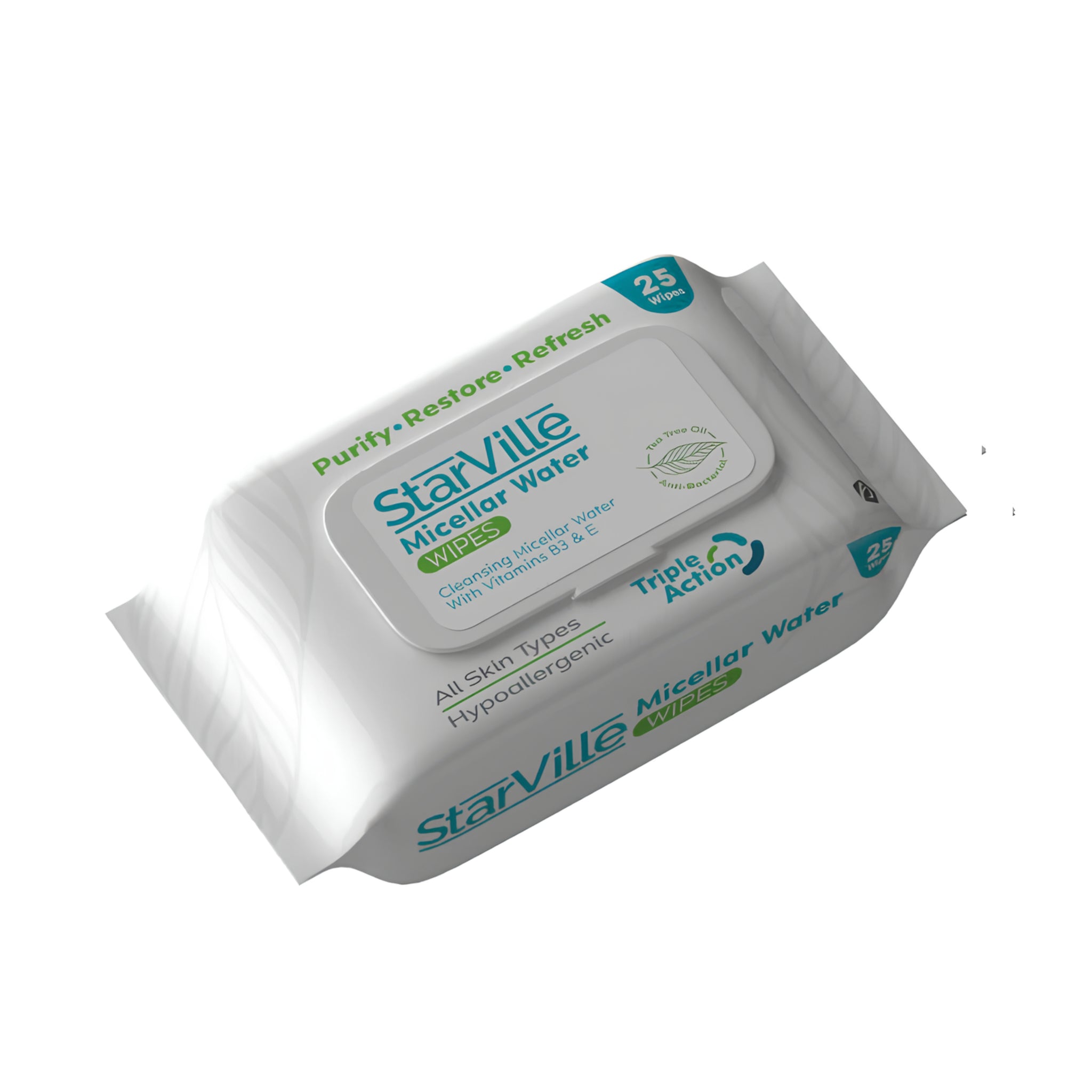 ستار فيل ميسلار مناديل مبللة تفتيح 25 منديل