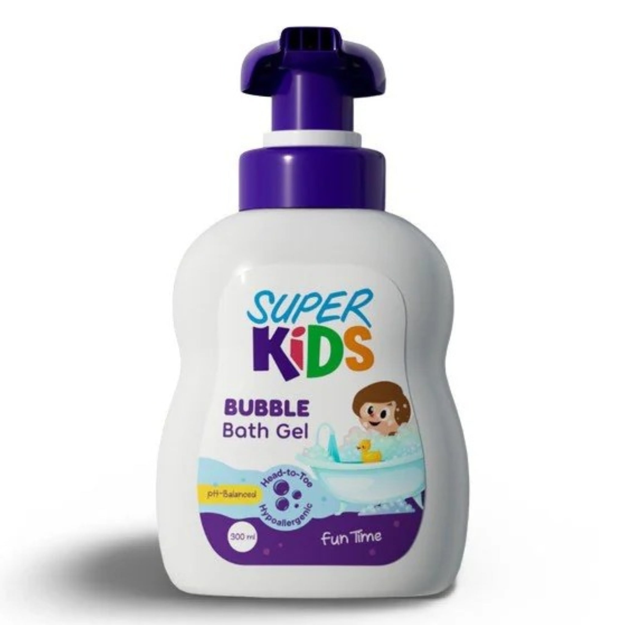 سوبر كيدز فوم جيل للحمام توت 300 مل