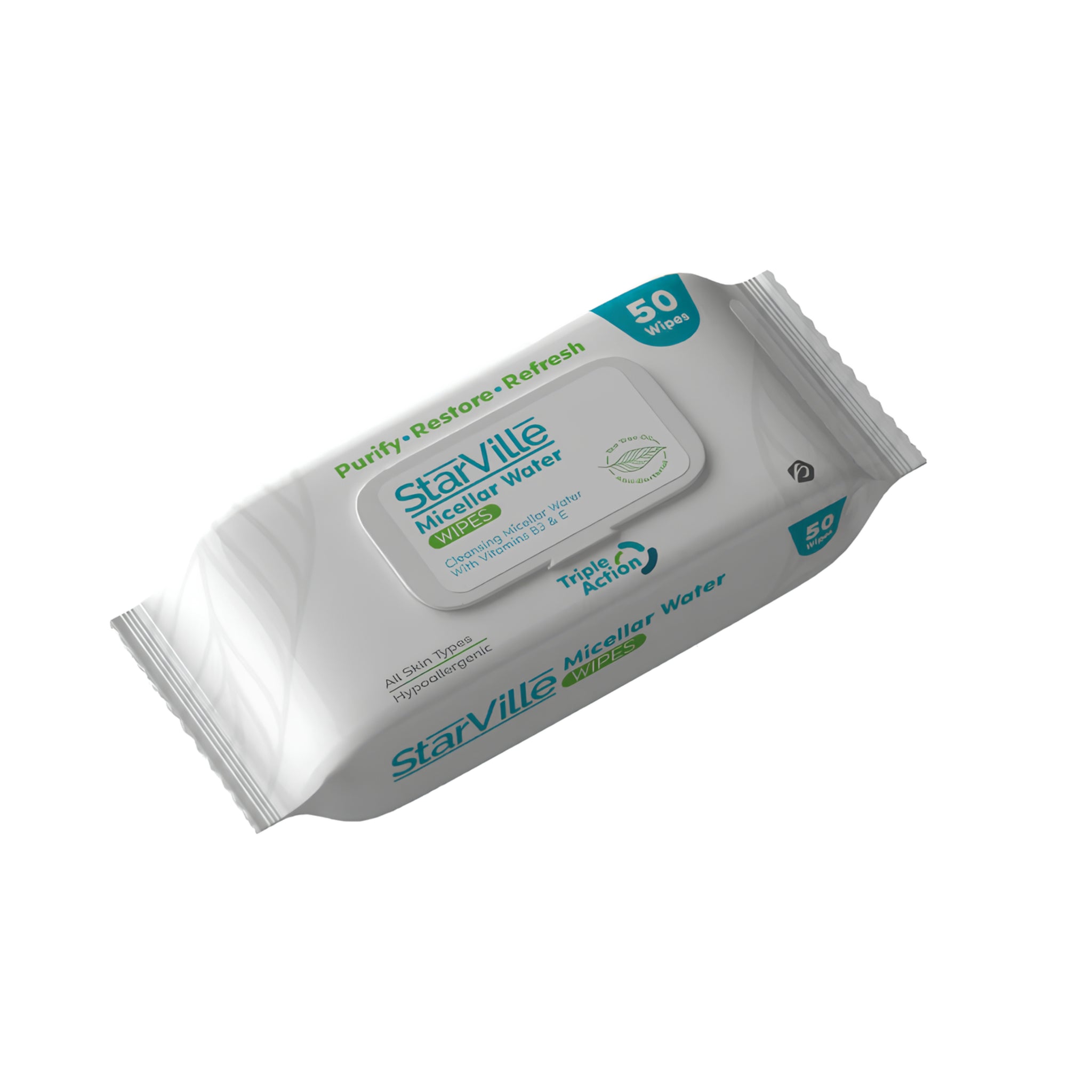 ستار فيل ميسلار مناديل مبللة تفتيح 50 منديل