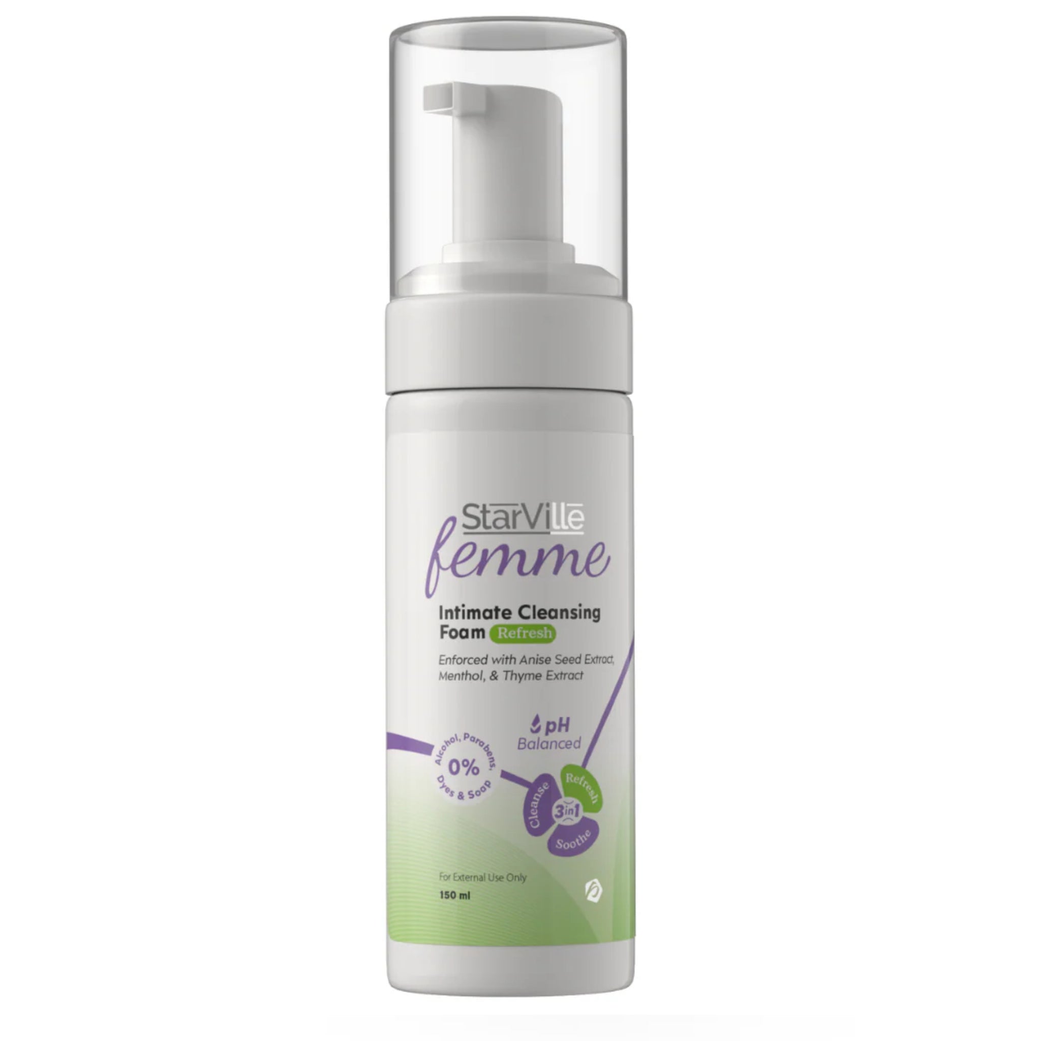 Starville Femme Intimate Cleansing Foam Refresh 150 ml