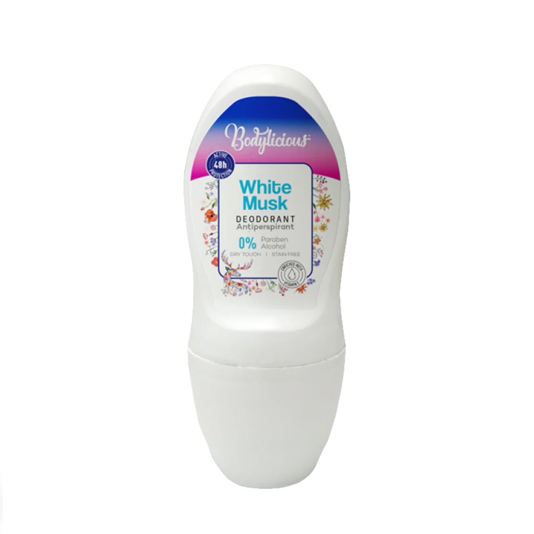 Bodylicious White Musk Antiperspirant Deodorant 50 ml