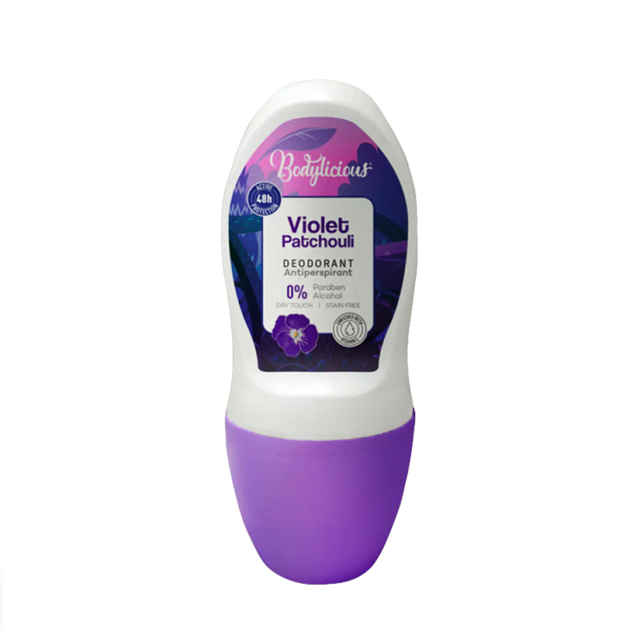 Bodylicious Violet Patchouli Antiperspirant Deodorant 50 ml