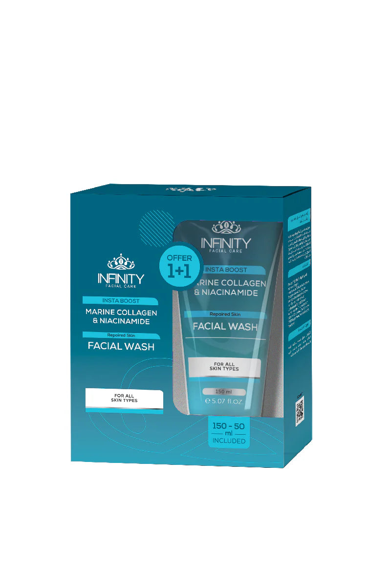 ع 1ق إنفينيتى غسول للوجه انستا بوست 150 مل + 1ق 50 مل