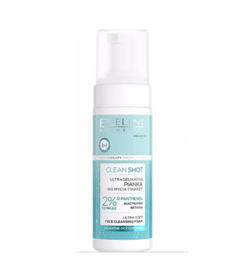 Eveline Clean Shot Ultra-Soft Face Cleansing Foam 150 ml