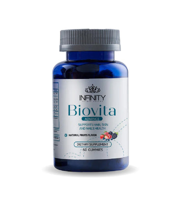 Infinity Biovita Advance Multi-Vitamin - 60 Gummies For Hair, Skin, & Nail Health