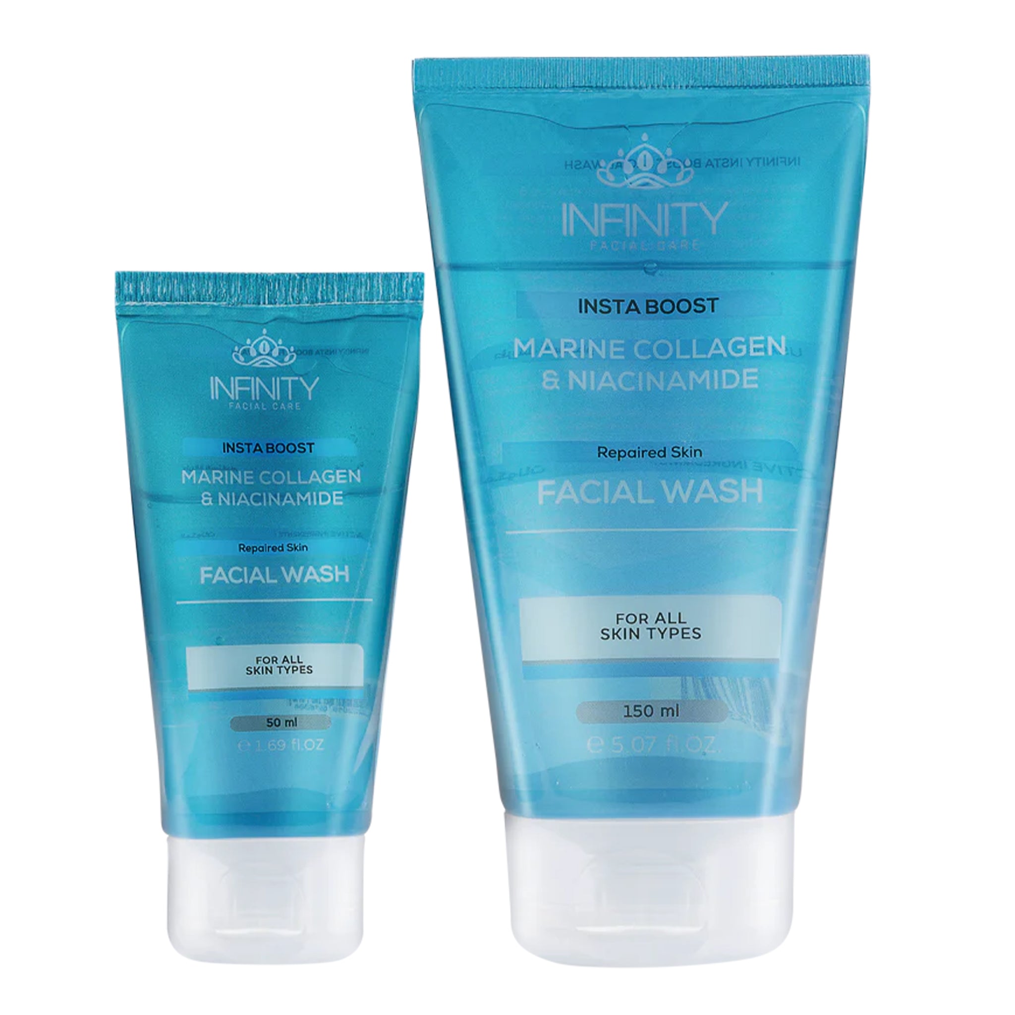 ع 1ق إنفينيتى غسول للوجه انستا بوست 150 مل + 1ق 50 مل
