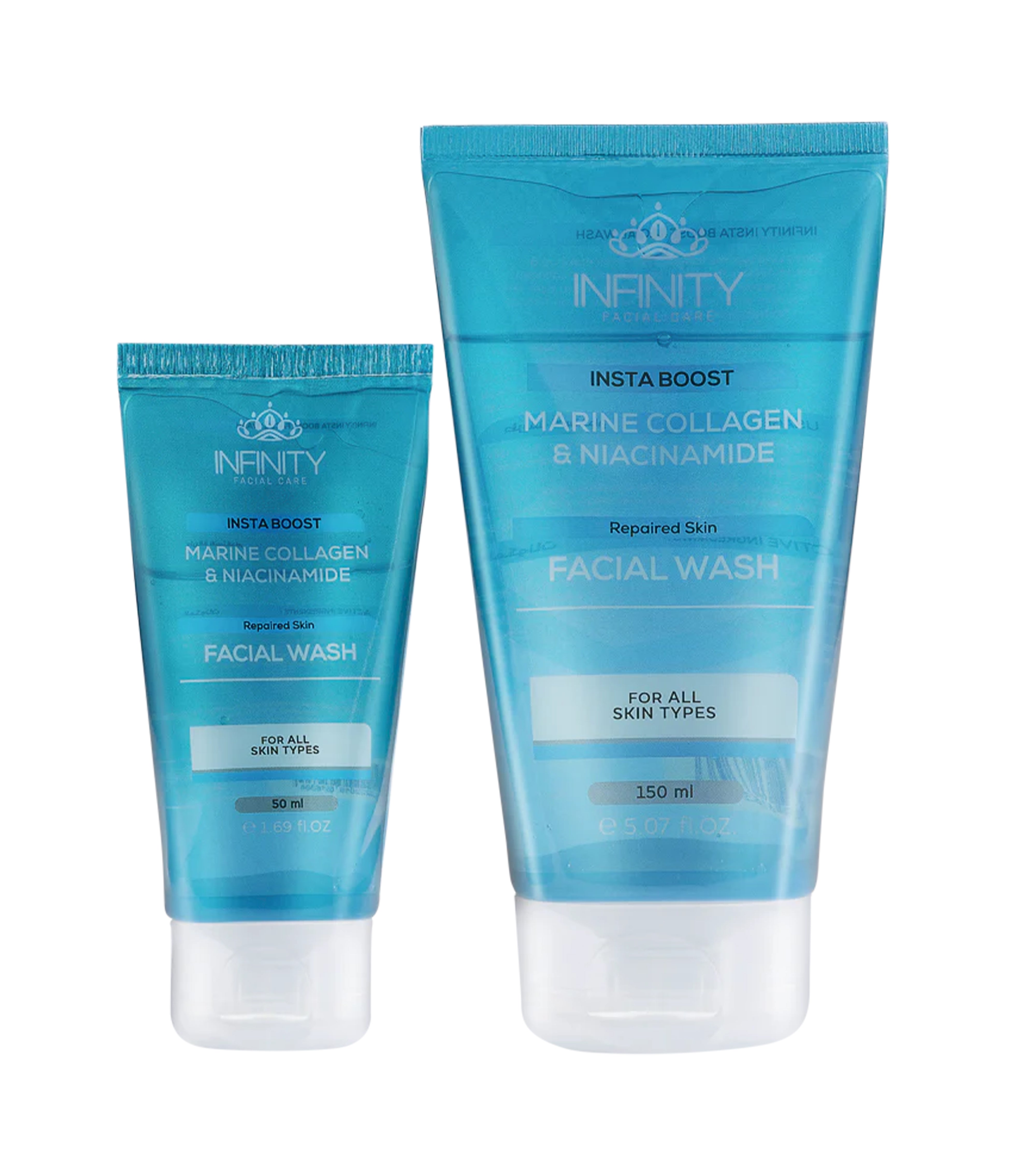 ع 1ق إنفينيتى غسول للوجه انستا بوست 150 مل + 1ق 50 مل