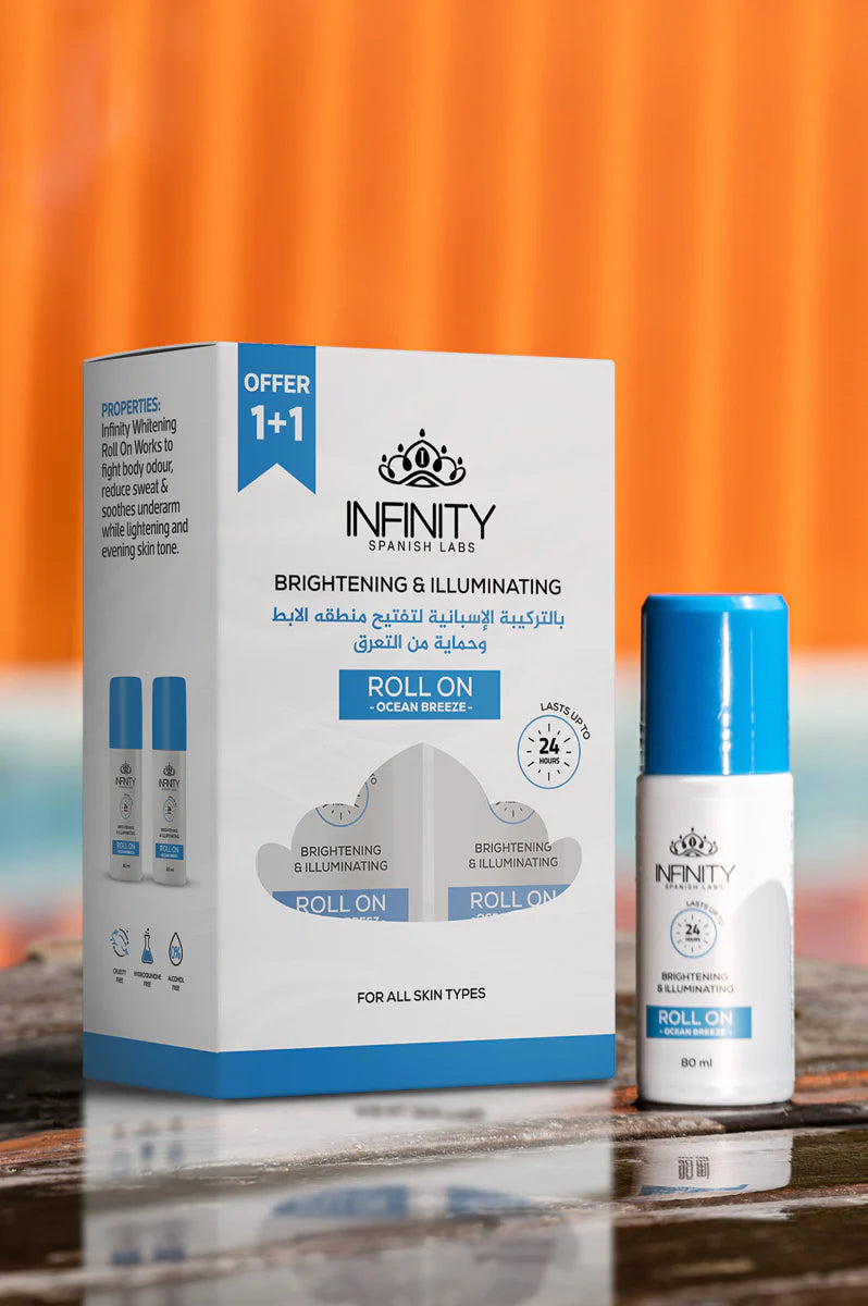 Infinity Roll-On Ocean Breeze 80 ml (Pack Of 2, 1+1)
