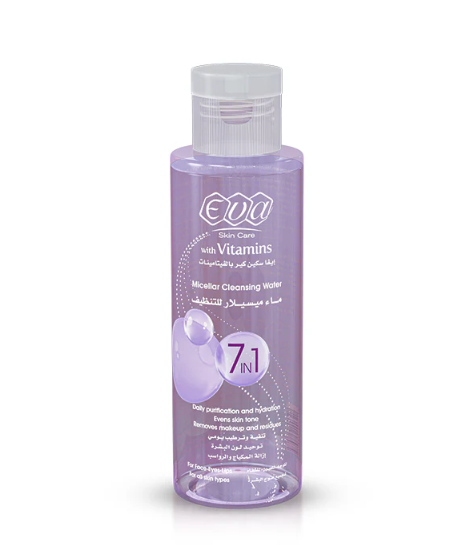Eva Skin Care Micellar Cleansing Water With Vitamins 7 In 1 For All Skin Types 110 ML