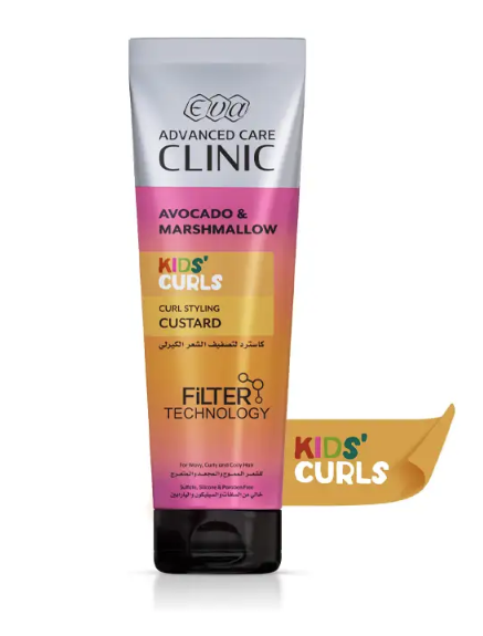 Custard - Eva Advanced Care Clinic Kids’ Curls Curl Styling For Wavy, Curly, And Coily Hair 230 Ml