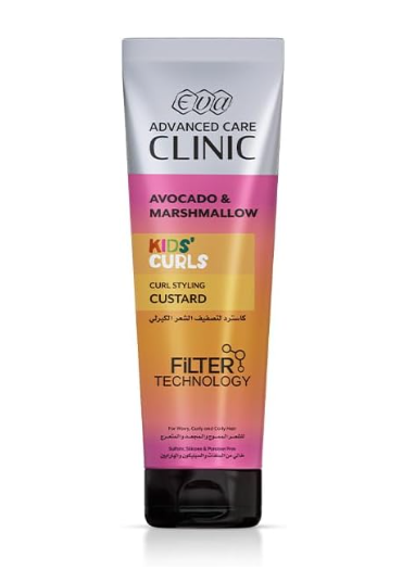Custard - Eva Advanced Care Clinic Kids’ Curls Curl Styling For Wavy, Curly, And Coily Hair 230 Ml