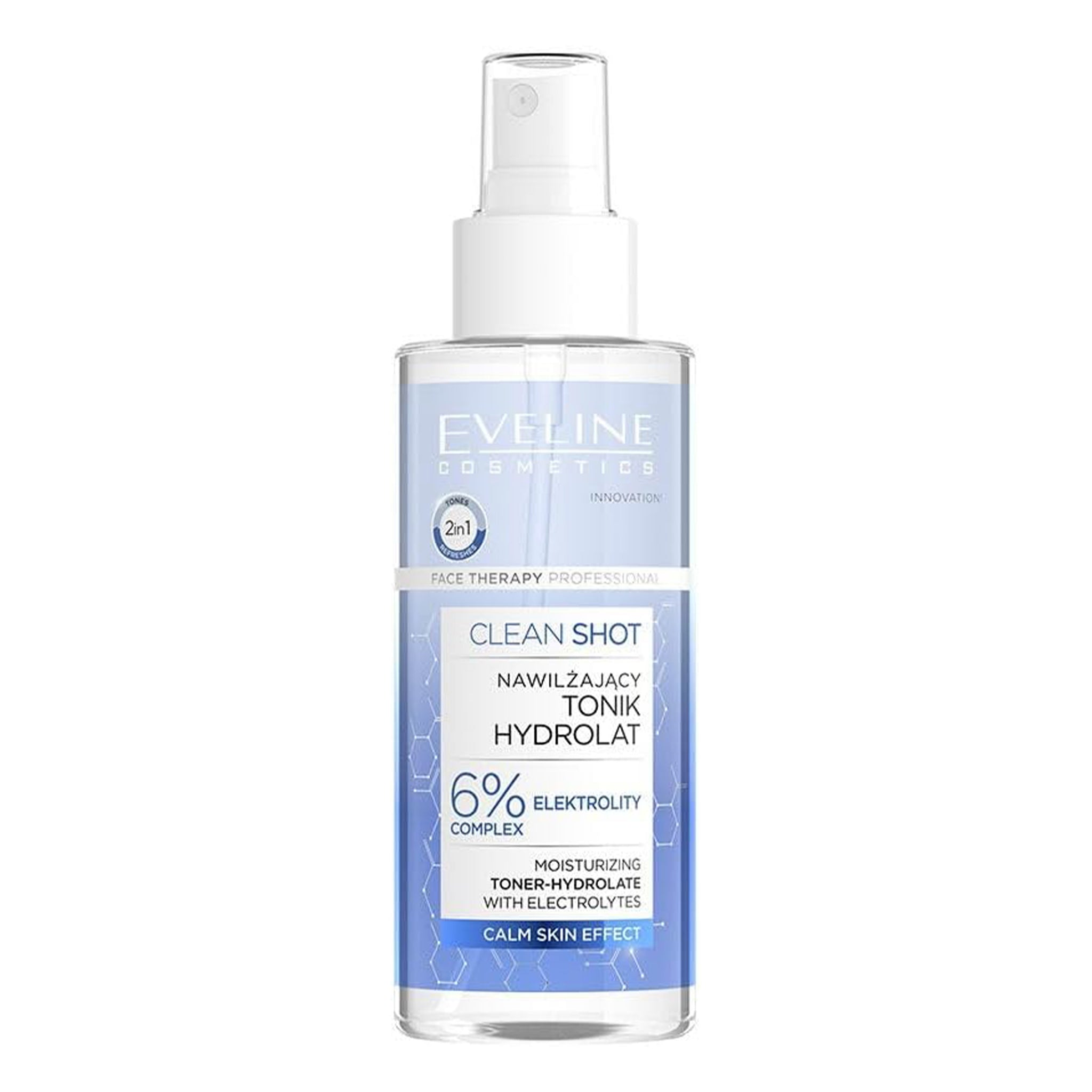 Eveline Clean Shot Moisturizing Spray Toner - Hydrolate 150 ml