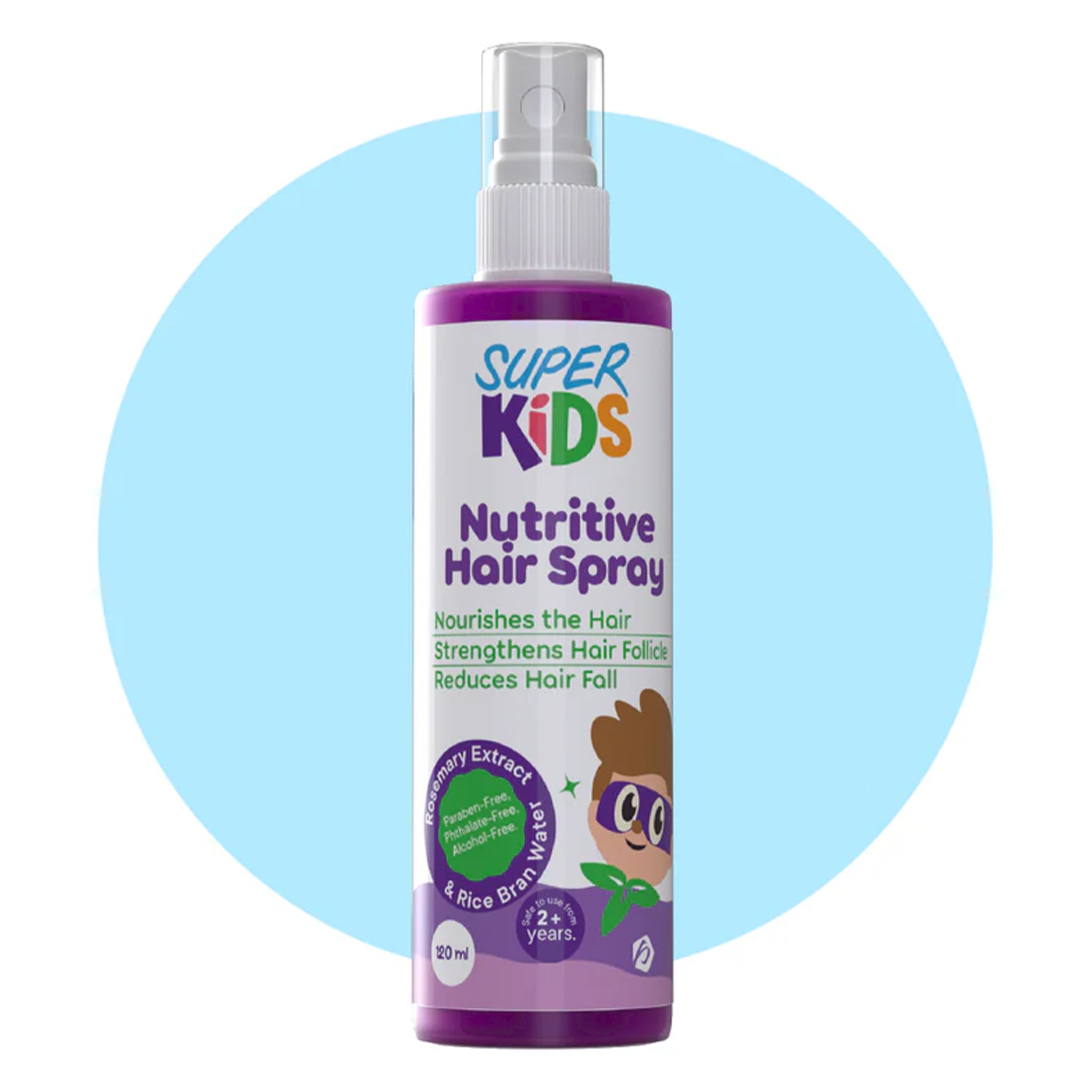 سوبر كيدز سبراي مُغذي للشعر 120 مل