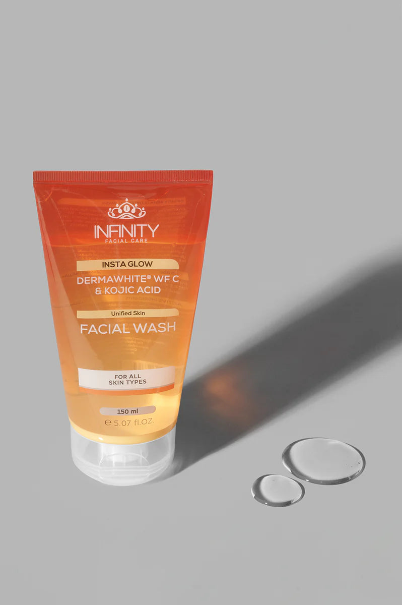 ع 1ق إنفينيتى غسول للوجه انستا جلو 150 مل + 1ق 50 مل