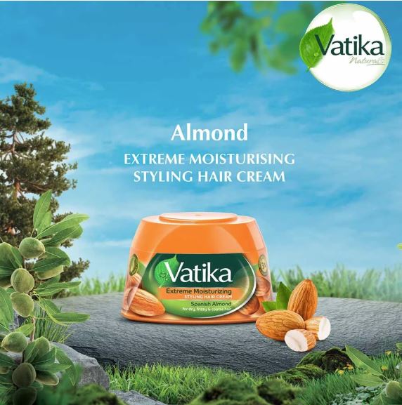 Vatika - Almond Styling Hair Cream (65g)