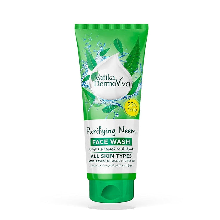 Vatika - Dermoviva Purifying Neem Face Wash (150ml + 35ml)