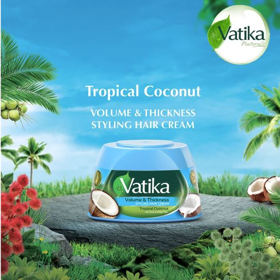 Vatika - Volume & Thickness Styling Hair Cream (125g)
