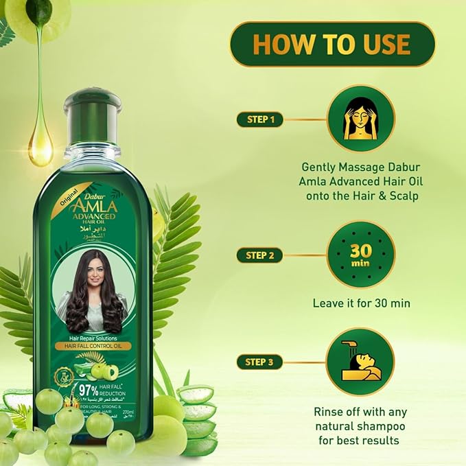 Dabur Amla - Advanced Hair Oil (270ml)