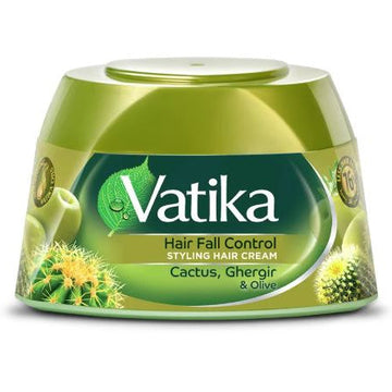 Vatika - Vatika Naturals Hair Fall Control Hair Cream with Cactus, Gherghir & Olive  (125g)
