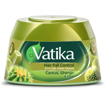 Vatika - Vatika Naturals Hair Fall Control Hair Cream with Cactus, Gherghir & Olive  (125g)