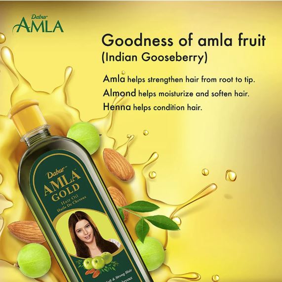 Dabur Amla - Gold Hair Oil (45ml)